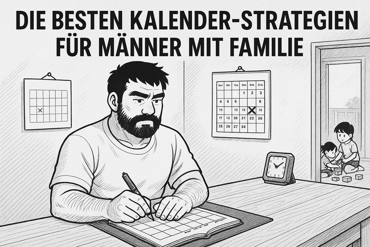 Kalender Strategien für Väter mit Familie: So organisierst Du Dein Leben mit Klarheit und Fokus