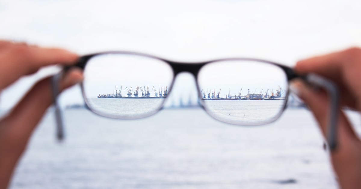 Brille gibt Fokus auf Bohrinseln